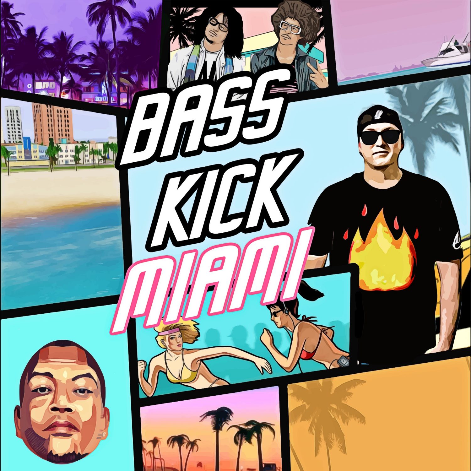 Jaycen A'mour Let the Bass Kick in Miami Bitch Chuckie LMFAO